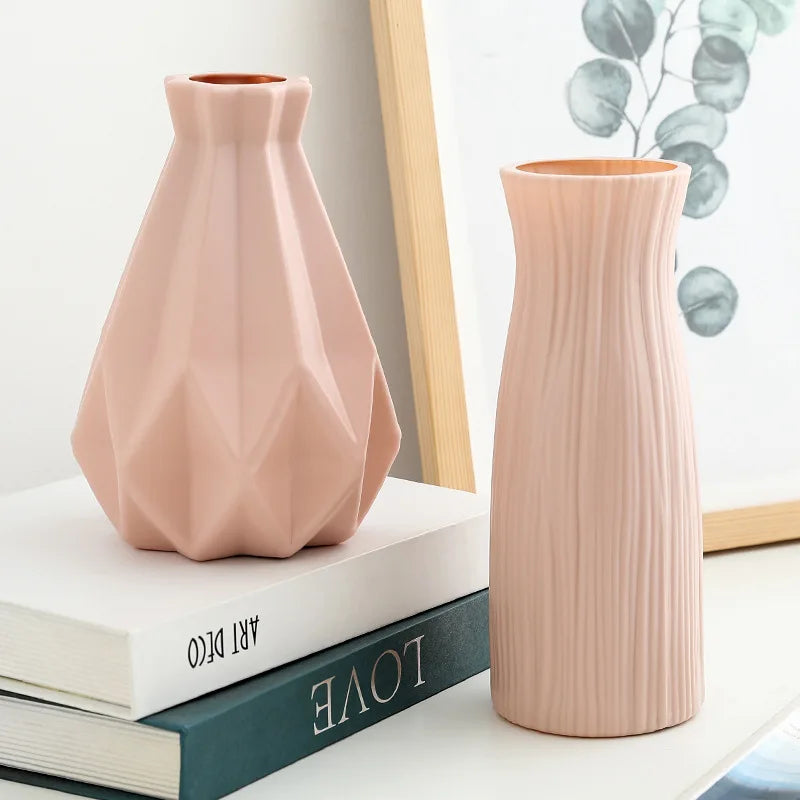 White Nordic Plastic Vase
