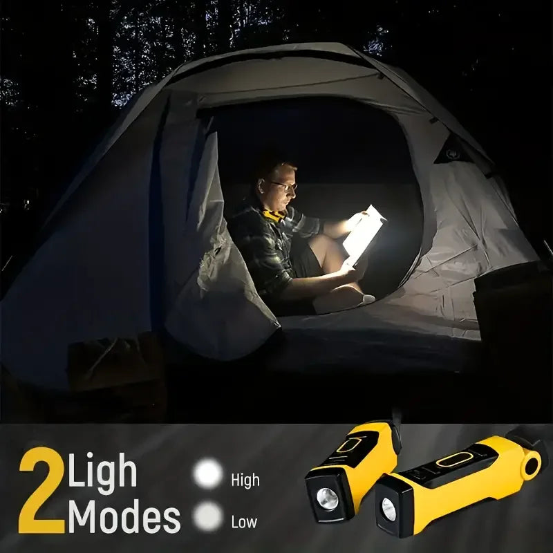 LED Neck Reading Light – 2‑Level Bendable Book & Task Lamp