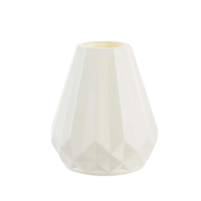 White Nordic Plastic Vase