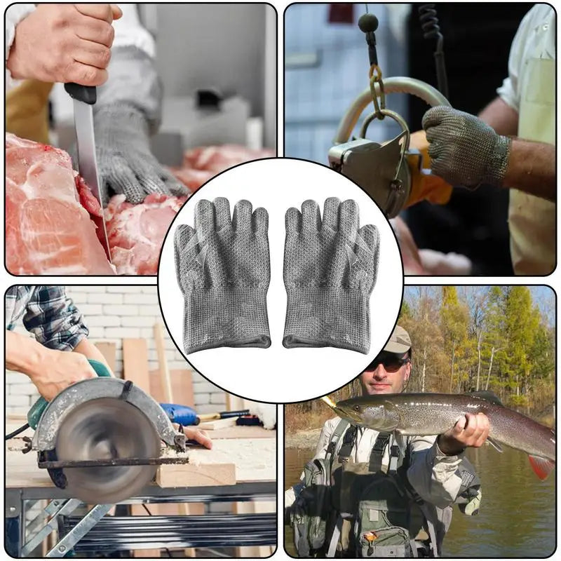 Grade 5 HPPE Cut Resistant Safety Gloves – Kitchen & Work Protection