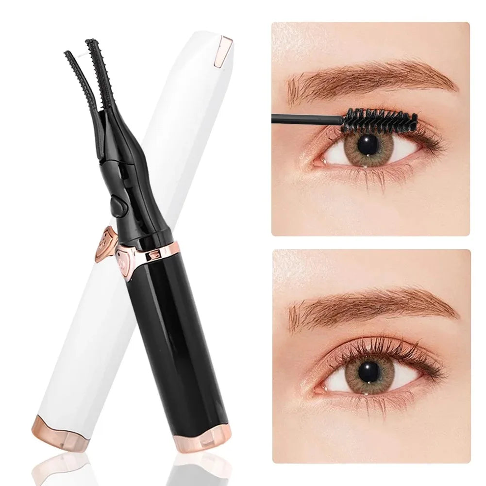 Electric Heated Eyelash Curler Portable Eyelash Curling Device