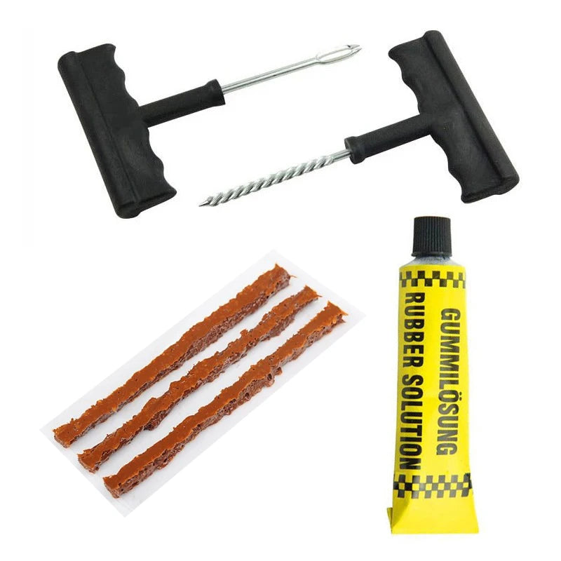 Tubeless Tire Plug Repair Kit – 5‑Piece Plug & Reamer Set