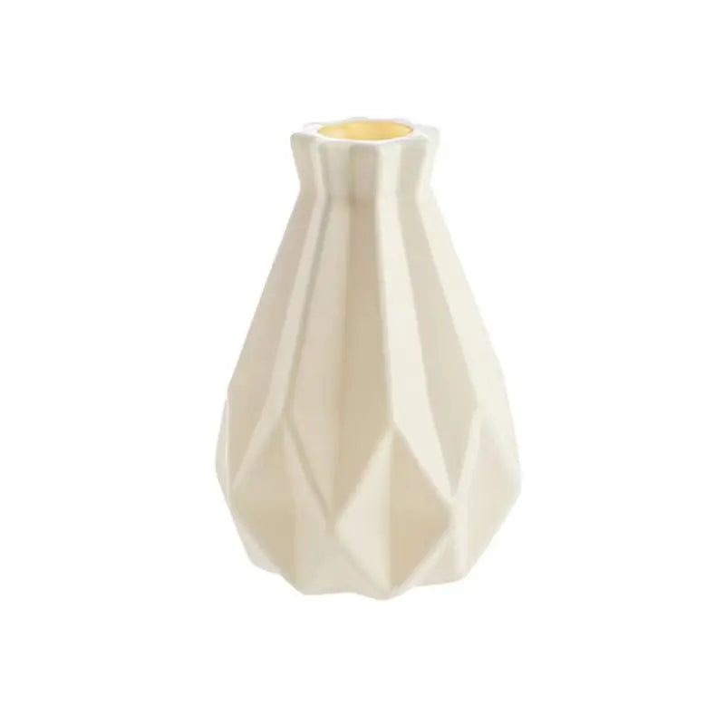 White Nordic Plastic Vase