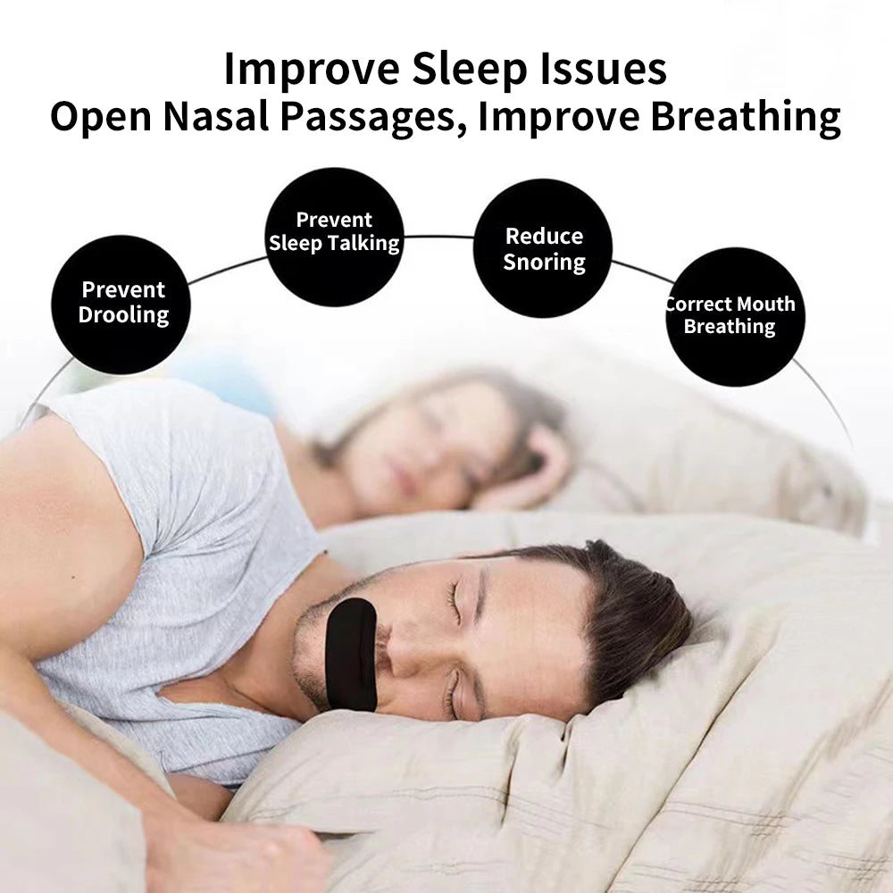 Anti-Snore Sleep Mouth Tape – All-Day Comfort