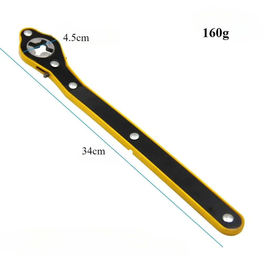 Labor-Saving Jack Ratchet Wrench – Cross-Style Tire & Jack Tool