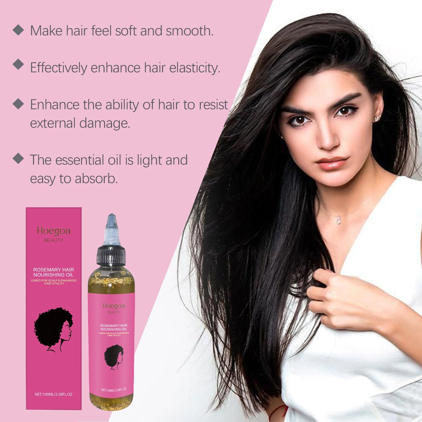 Rosemary Hair Growth Essential Oil Dense Strengthening Hair