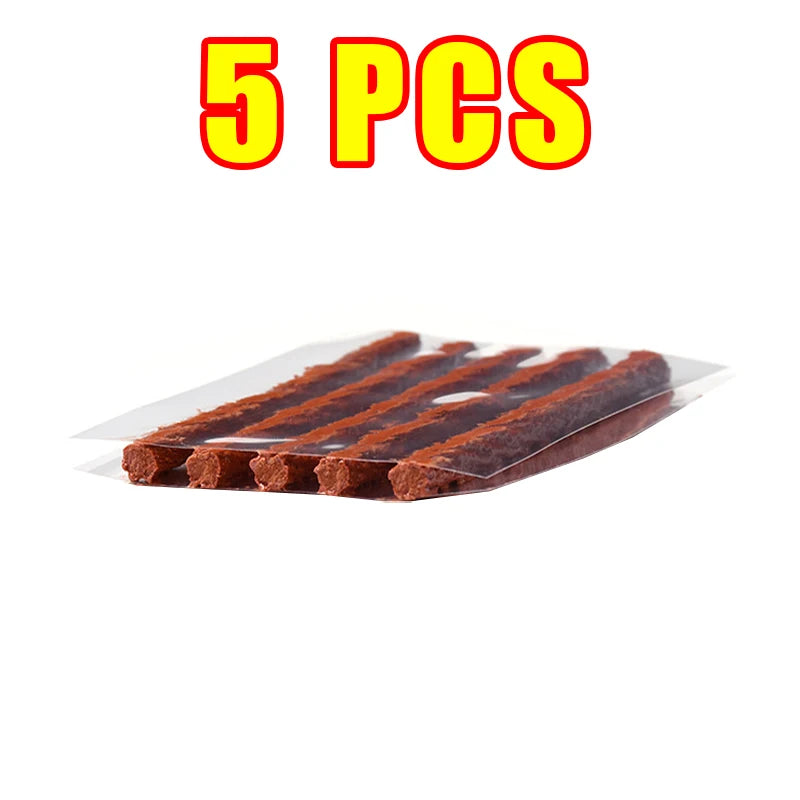 Tubeless Tire Plug Repair Kit – 5‑Piece Plug & Reamer Set