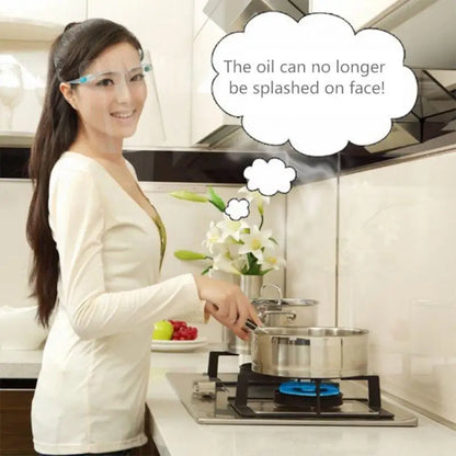 Protective Anti-fog full Face mask Shield cover cooking Anti-fume