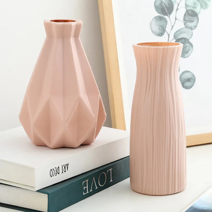 White Nordic Plastic Vase