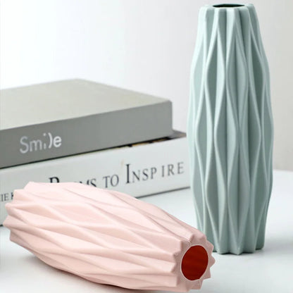 White Nordic Plastic Vase
