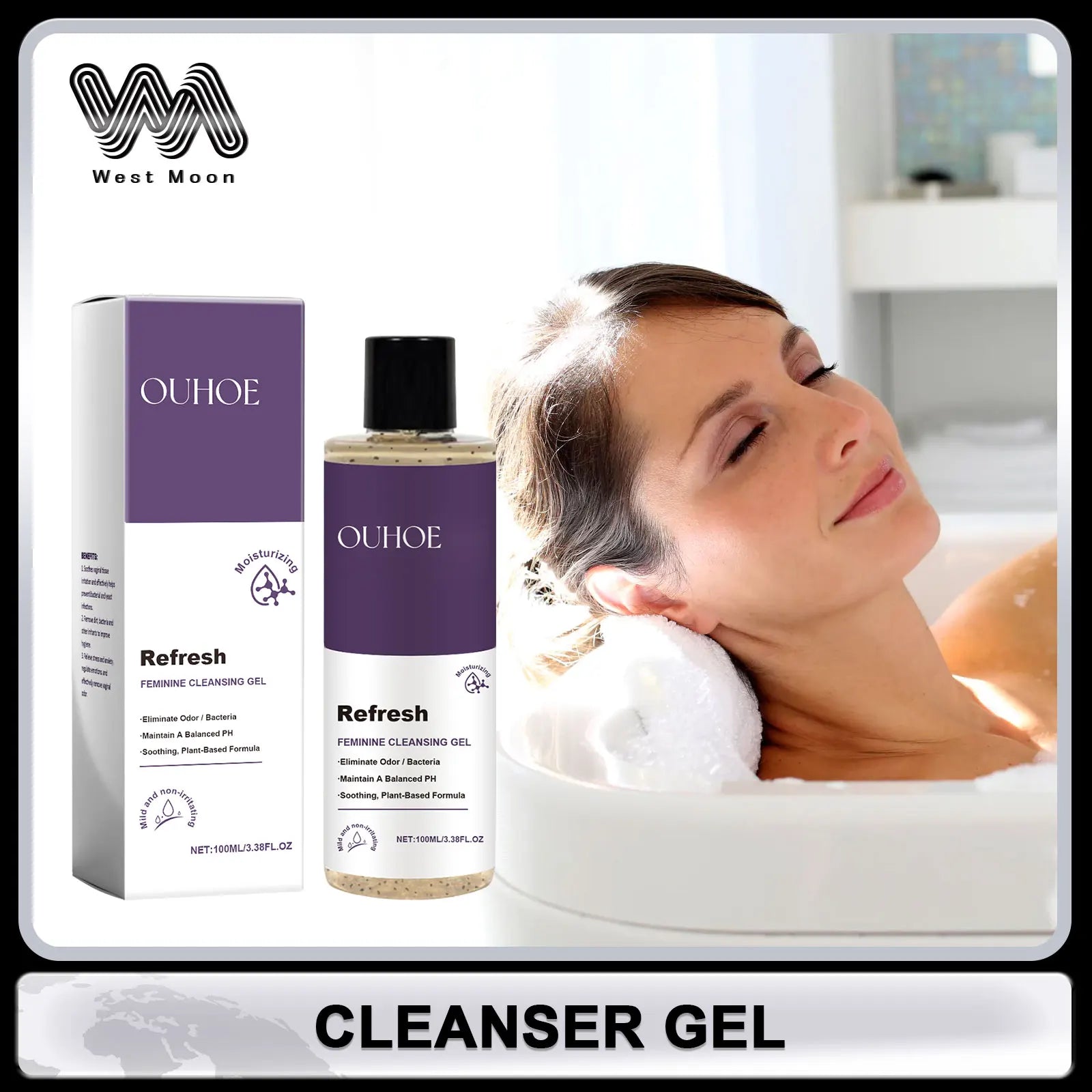 Feminine Wash Gel PH Balanced Long Lasting Moisturizing for Private Part