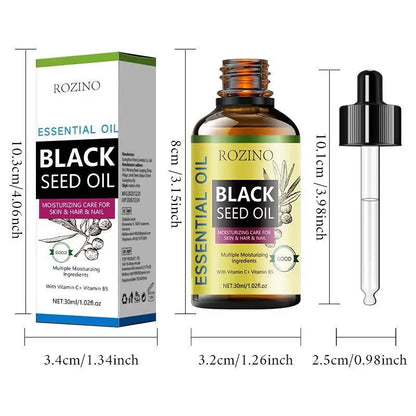 Black Seed Oil Organic Essential Oil Hair Growth Pure Natural