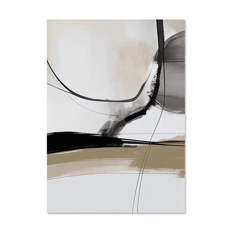 Minimalist Abstract Lines Poster