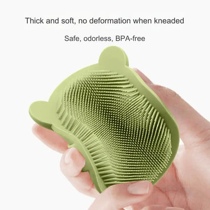 Dinosaur Silicone Scalp Massager Shampoo Brush