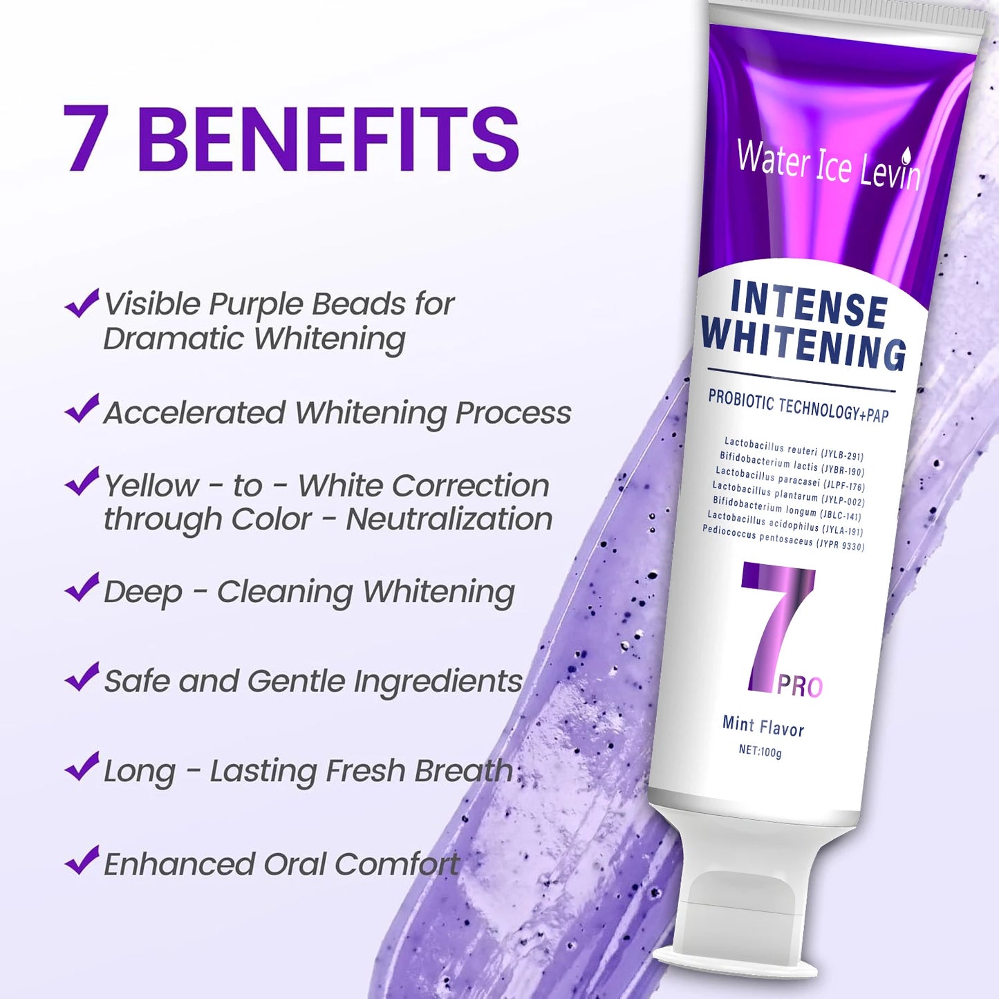 Probiotic Whitening Toothpaste - Helps Maintain Gum Health