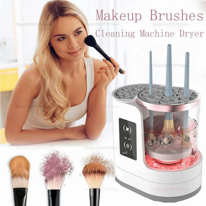 A Ladies' Exclusive Electric Makeup Brush Cleaner A Cleaning Tool For Makeup Brushes And Foundation Valentine's Day Gift
