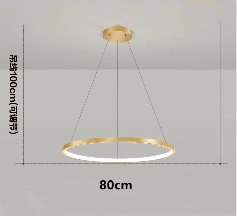 Modern Round LED Pendant Light