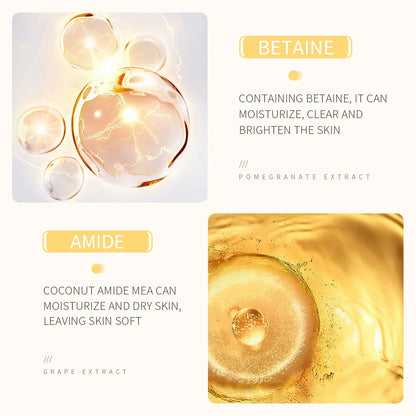 BIOAQUA Rice Raw Pulp Facial Cleanser Face Wash Foam