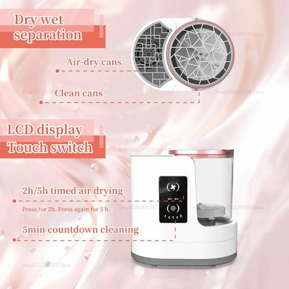 A Ladies' Exclusive Electric Makeup Brush Cleaner A Cleaning Tool For Makeup Brushes And Foundation Valentine's Day Gift