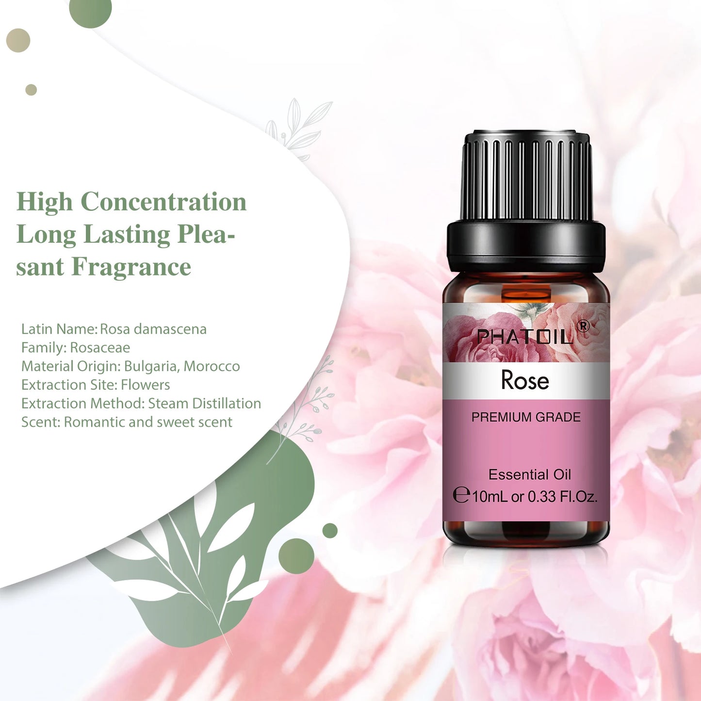 PHATOIL Natural Plant Essential Oil 10ml Eucalyptus Lavender