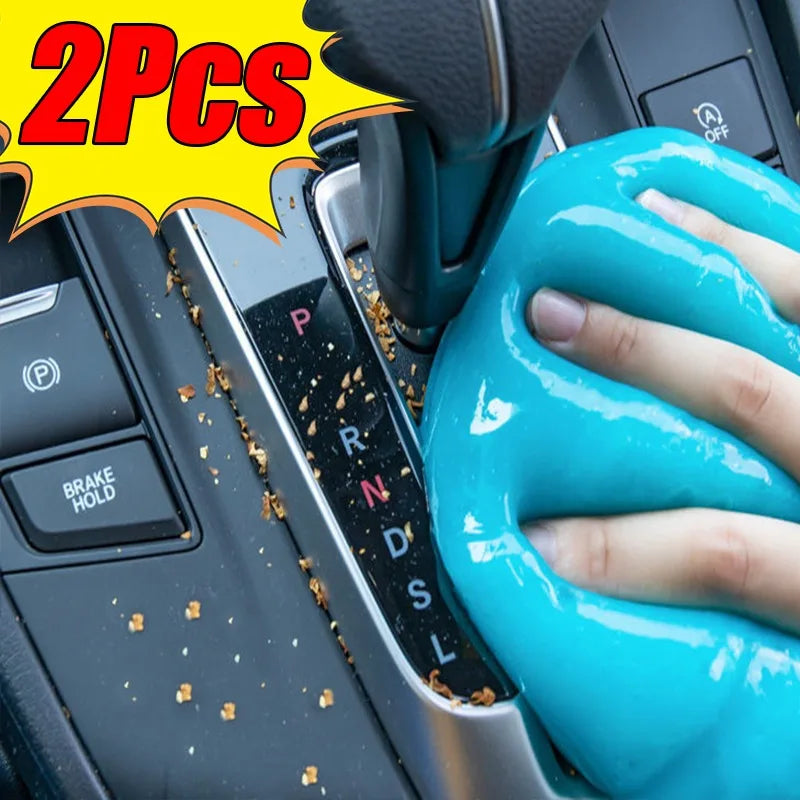Magic Cleaning Gel Slime – Reusable Car &amp; Gadget Dust Remover