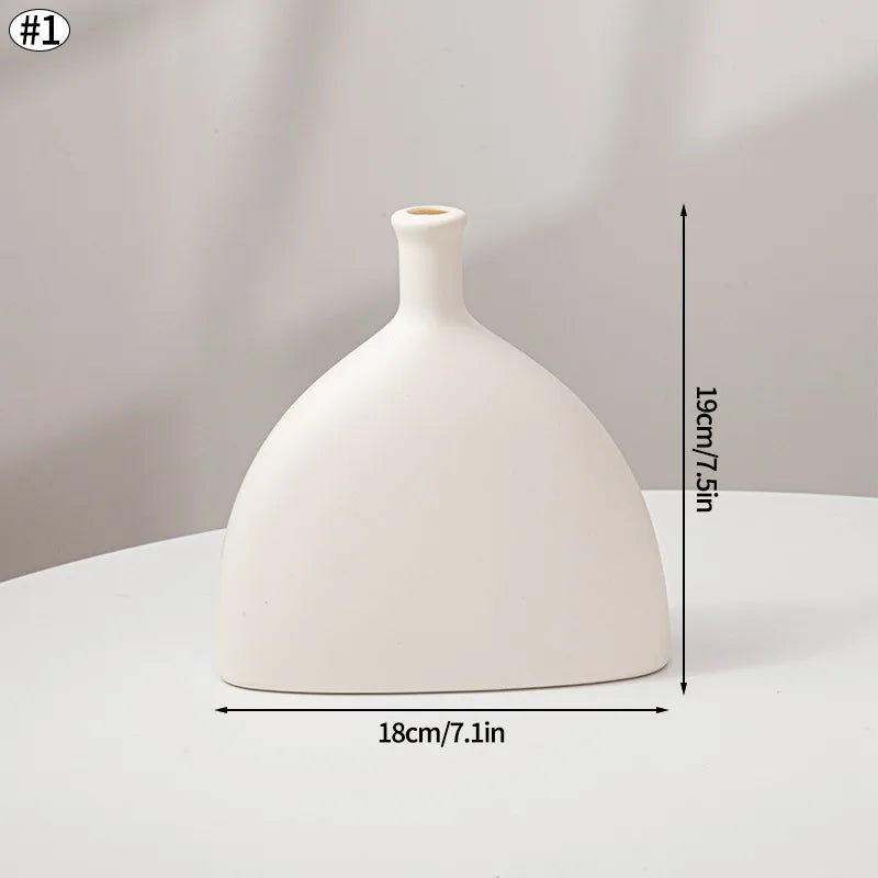 Creative White Minimalist Vase