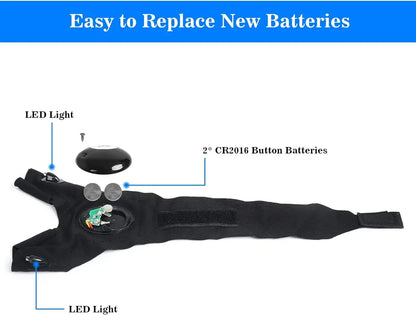 LED Half Finger Waterproof Glove – Built in Flashlight for Outdoor Tasks