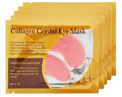 20Pcs=10Pairs Gold Collagen Crystal Eye Mask skincare