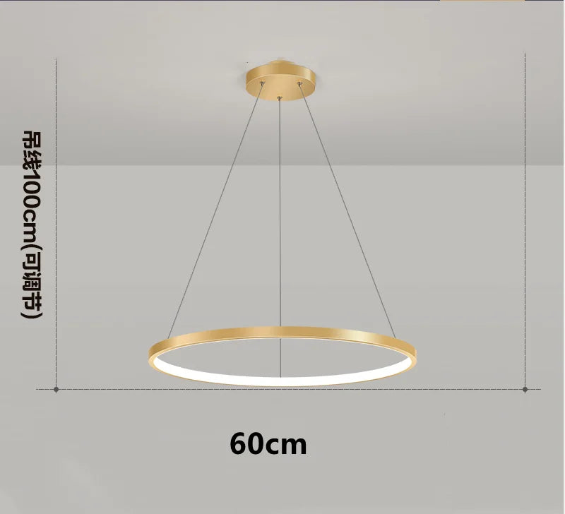 Modern Round LED Pendant Light