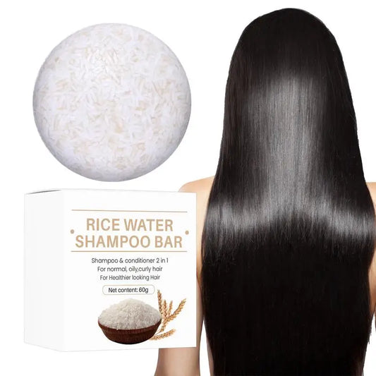 Rice Shampoo Bar Natural Organic Rice Soap for Hair Growth