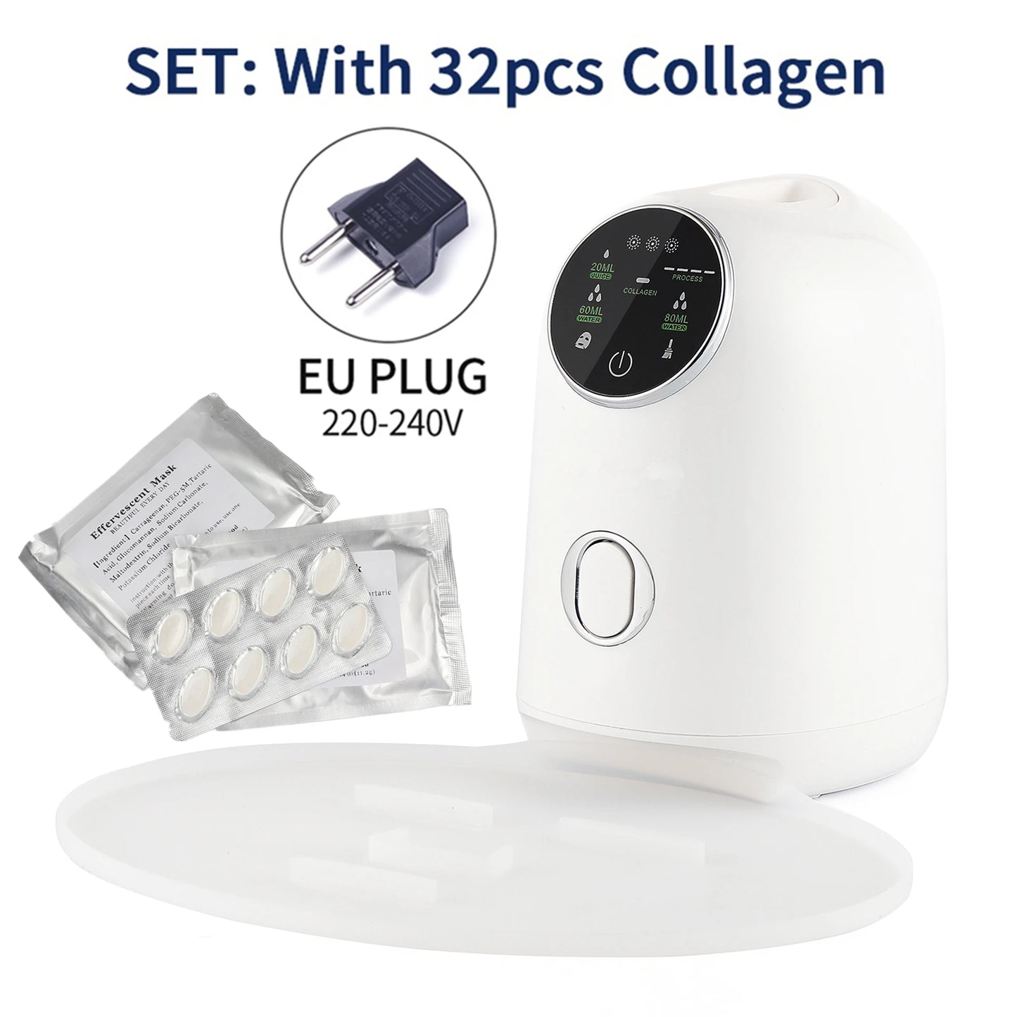 Foreverlily DIY Mask Machine Home Use Mask Making Vegetable Fruit Juice Milk Self-made Facial Mask Automatic Mask Maker SPA Care