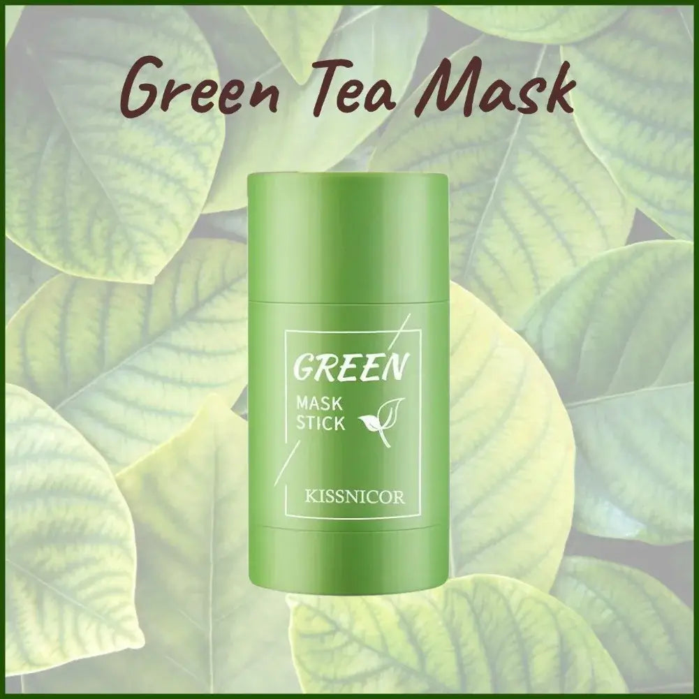 Green Tea Face Cleansing Mask Stick Shrink pores