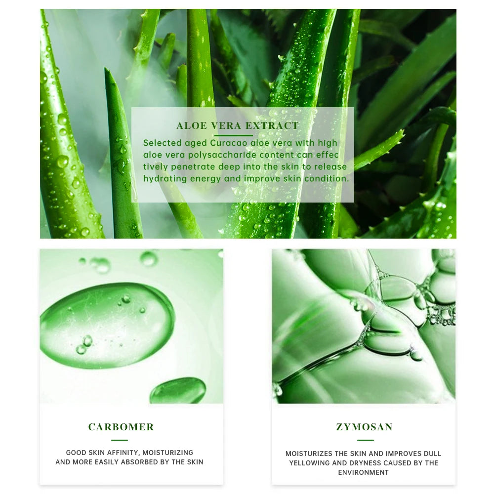 99% Aloe Vera Moisturizing Gel Refreshing Non Sticky Facial