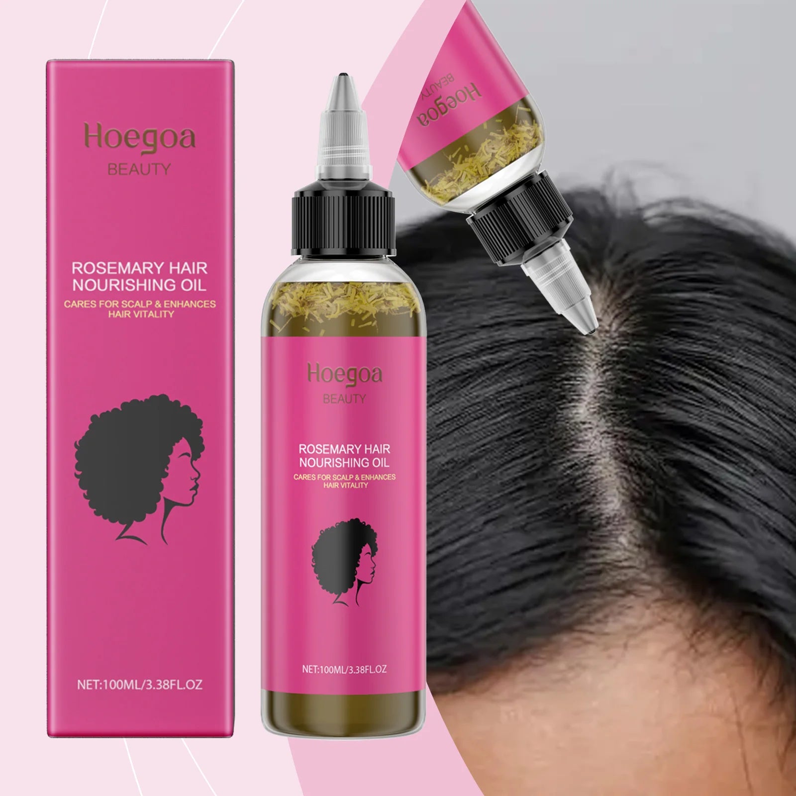 Rosemary Hair Growth Essential Oil Dense Strengthening Hair