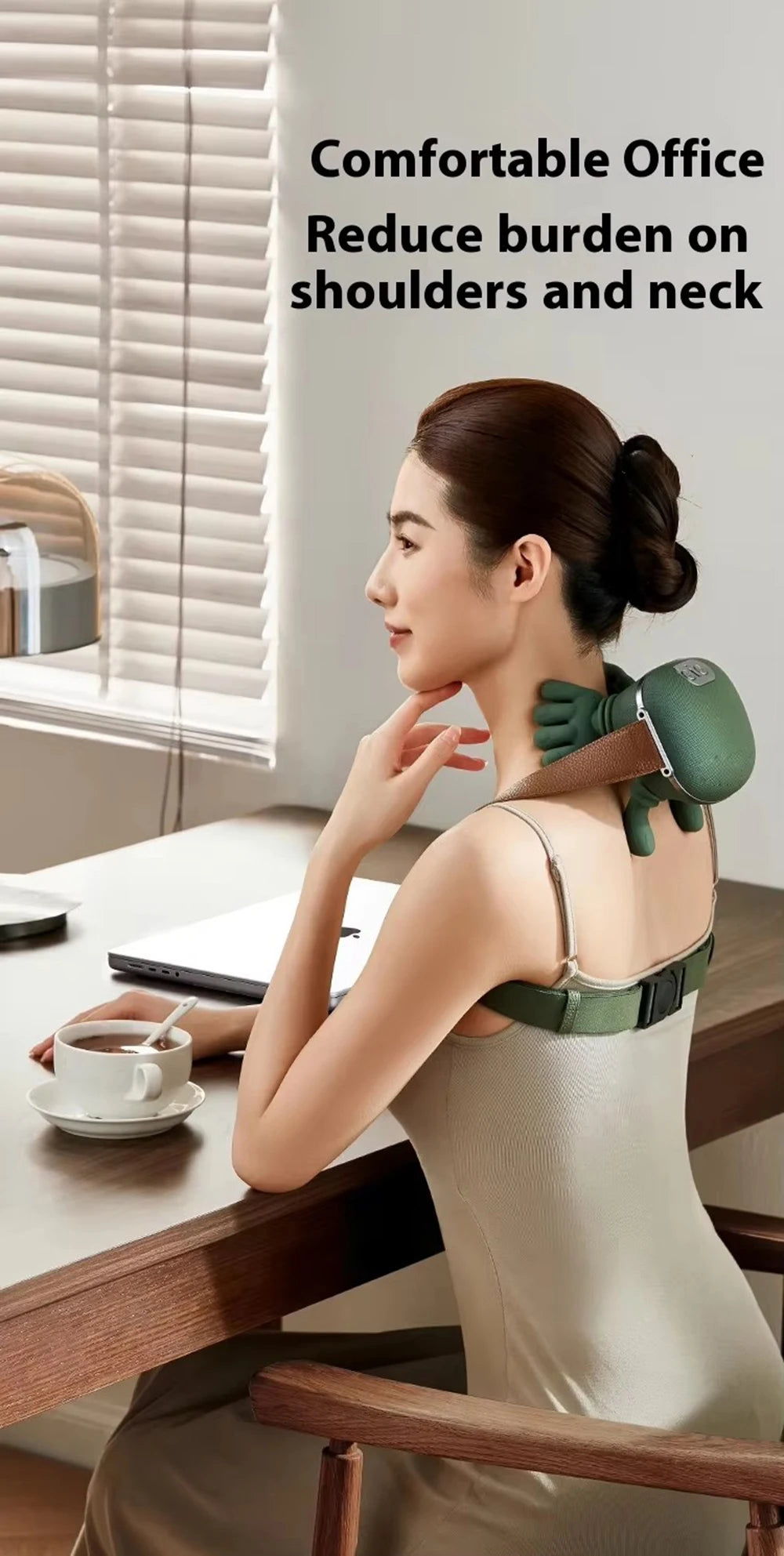 Neck Massager Back Shoulder Massager for Muscle Relax Multifunctional Neck And Shoulder Relaxing Massage Shawl  Massaging body