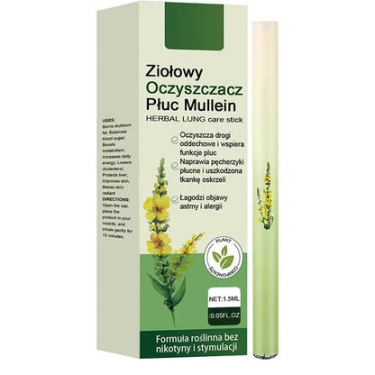 Mullein Lung Cleanse Diffuser Herbal Diffuser Pen For Lung Cleansing Clear Breathing Improvement