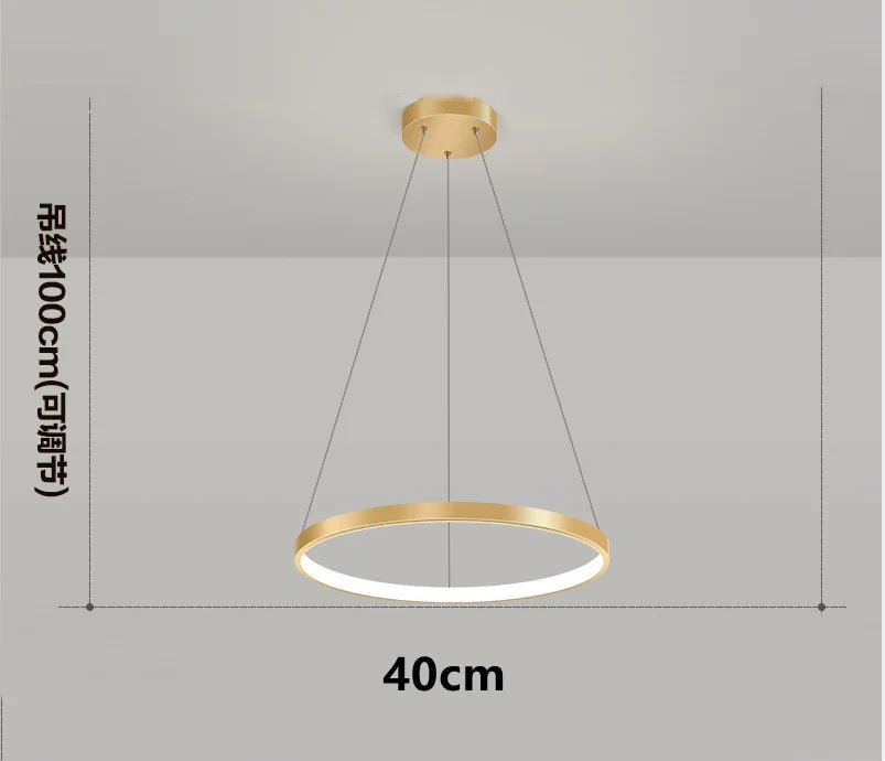 Modern Round LED Pendant Light