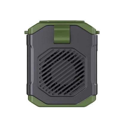 USB Rechargeable Waist &amp; Neck Clip Fan 1800 mAh Hands Free Cooling
