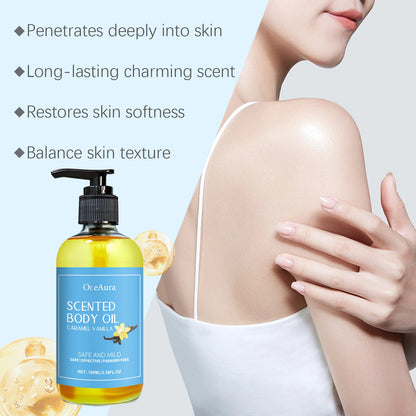 Vanilla Body Massage Oil Improve Moisturizing Relieve Stress