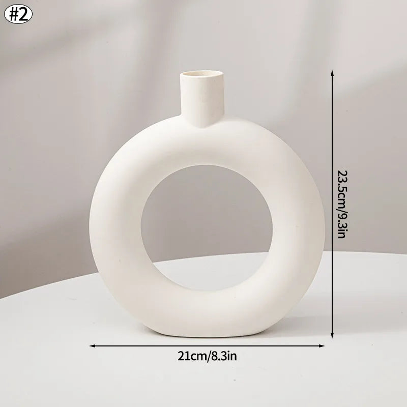 Creative White Minimalist Vase