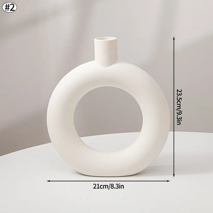Creative White Minimalist Vase