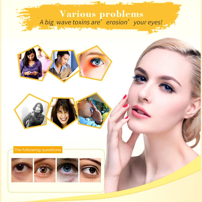 20Pcs=10Pairs Gold Collagen Crystal Eye Mask skincare