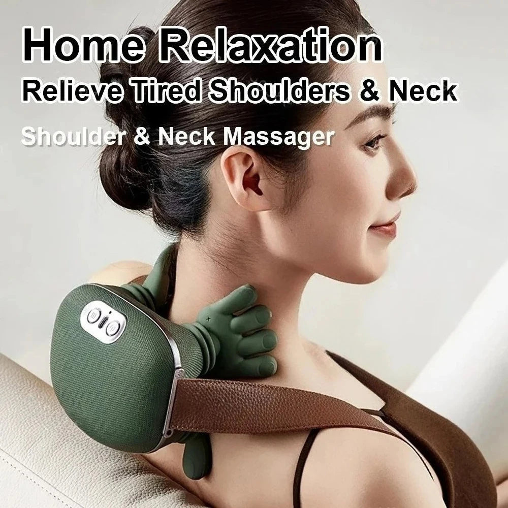 Neck Massager Back Shoulder Massager for Muscle Relax Multifunctional Neck And Shoulder Relaxing Massage Shawl  Massaging body