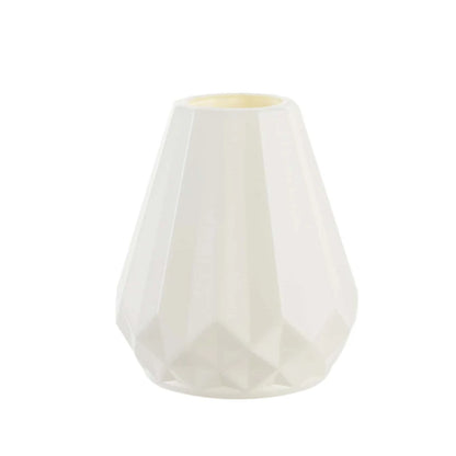 White Nordic Plastic Vase