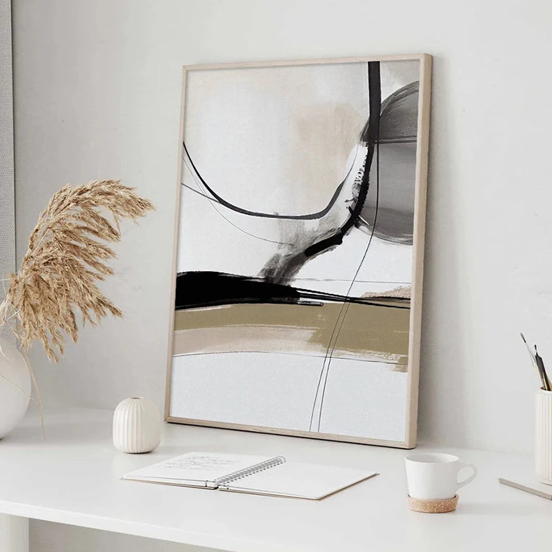 Minimalist Abstract Lines Poster
