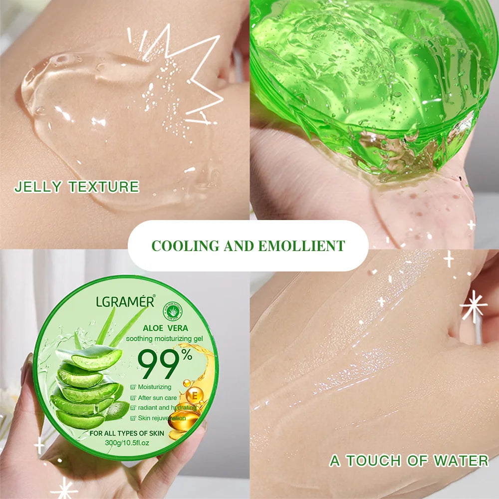 99% Aloe Vera Moisturizing Gel Refreshing Non Sticky Facial