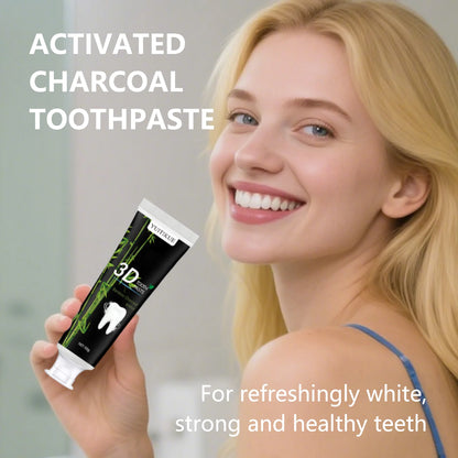 Charcoal Toothpaste 100g - Natural Whitening Deep Cleansing