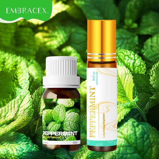 Peppermint Essential Oil Roller 2PC/1PC 10ml