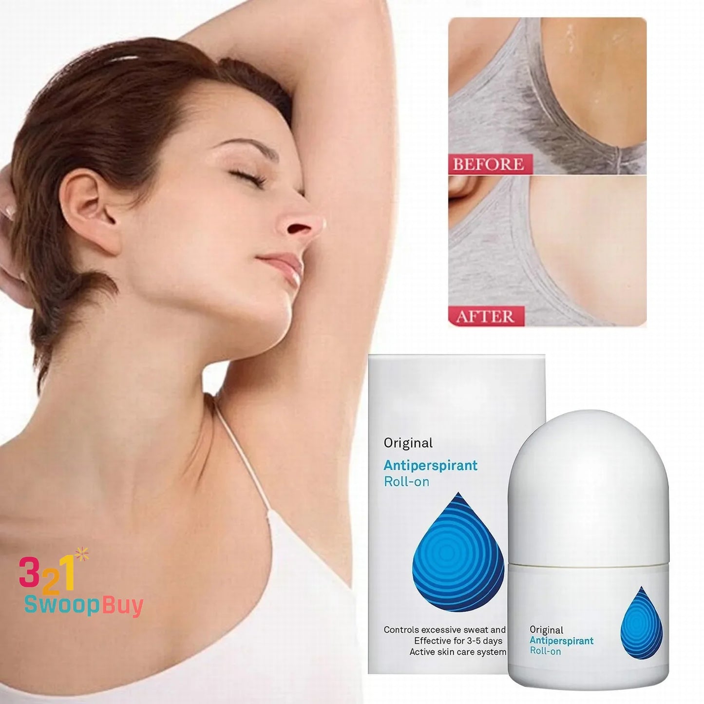 Long-Lasting Deodorant Stick, Natural Care for Underarm