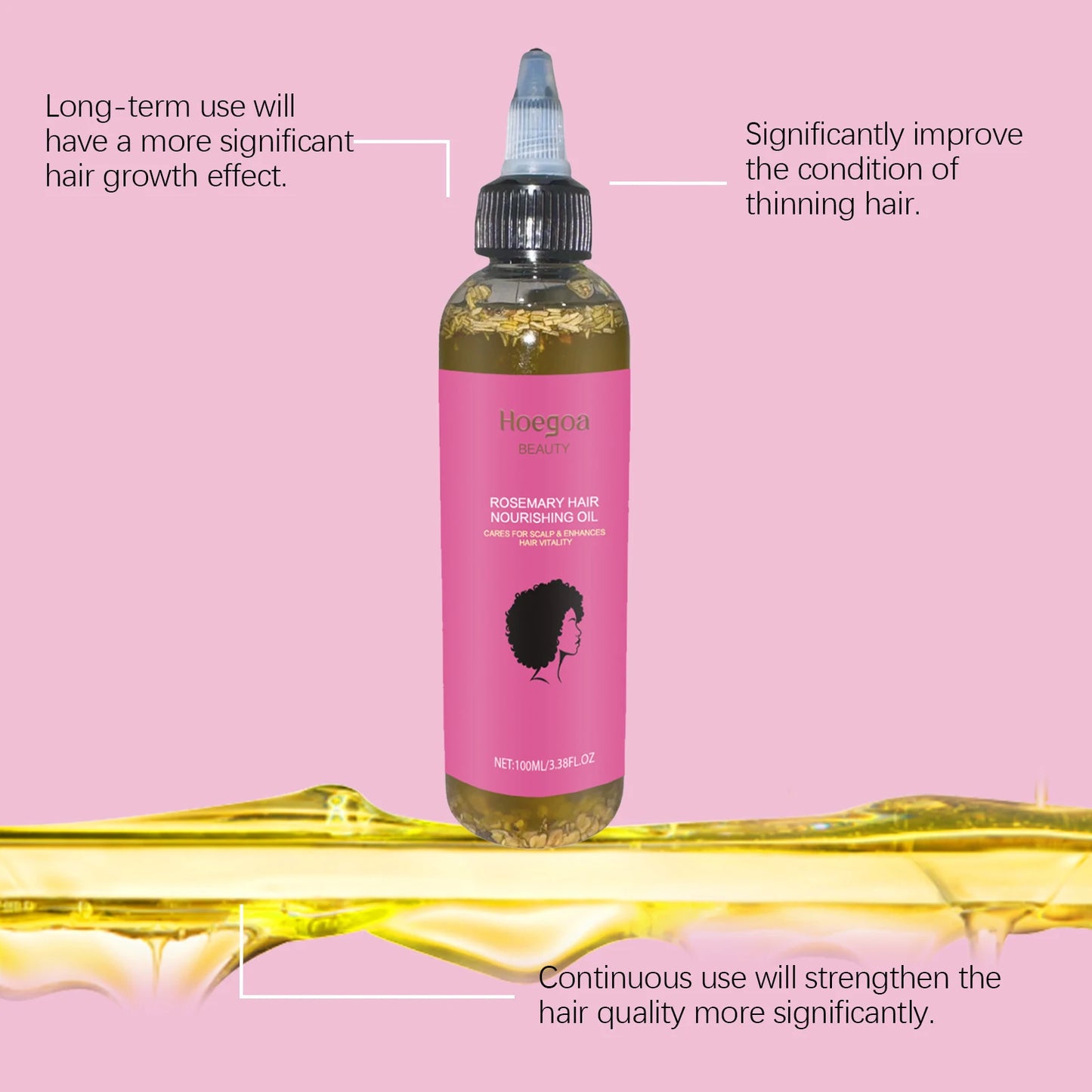 Rosemary Hair Growth Essential Oil Dense Strengthening Hair